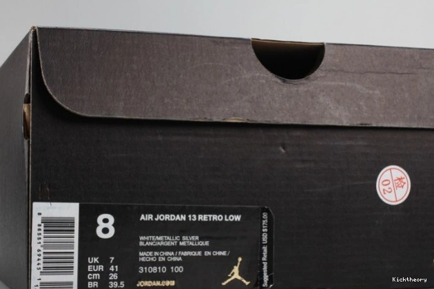 Kicktheory LowPure 13 310810-100 white Money Jordan Air mens 0815